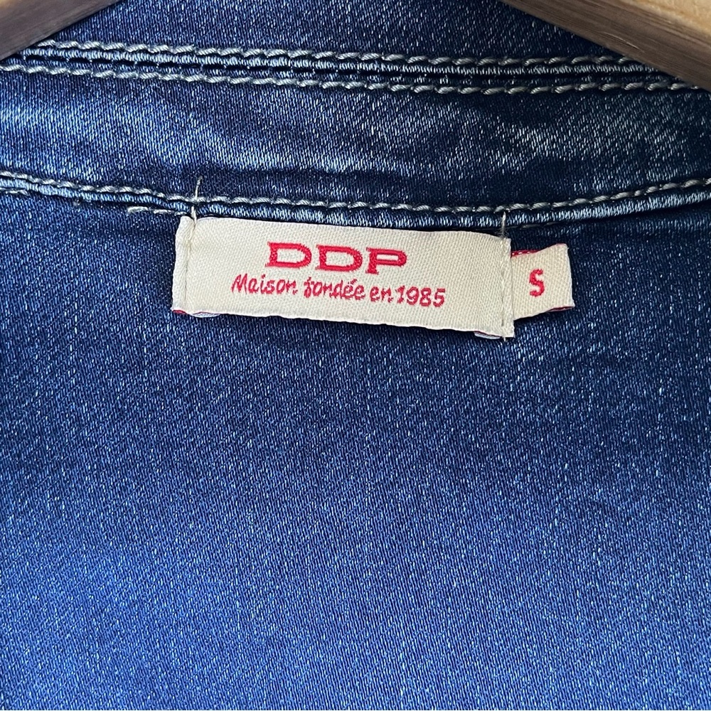 Women's‎ Classic Blue Denim Jacket Blazer Size Small - Picture 3 of 13